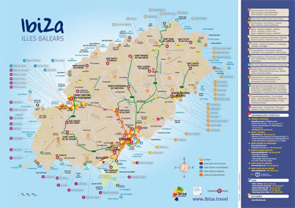 Carte Ibiza